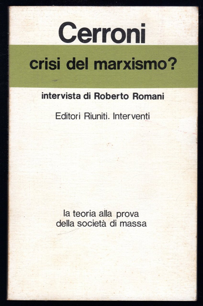 Crisi del marxismo?