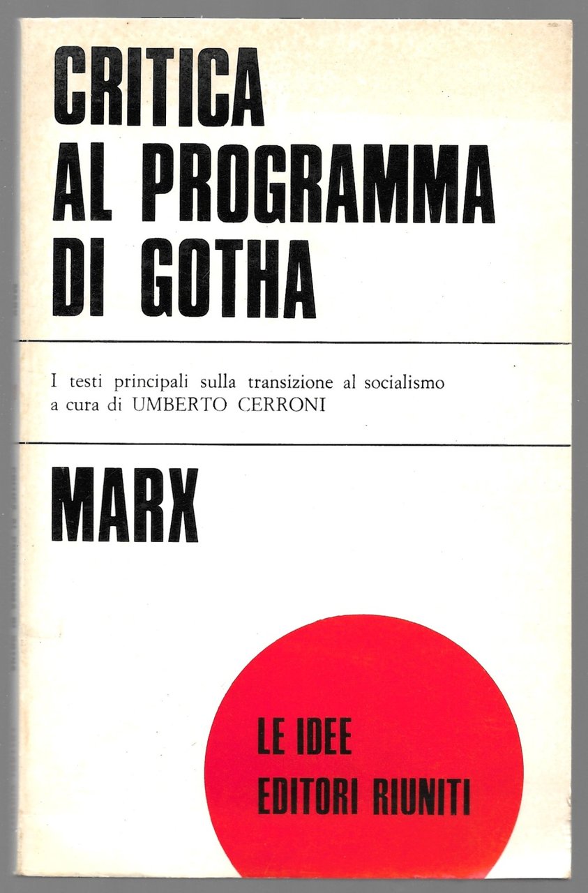 Critica al programma di Gotha