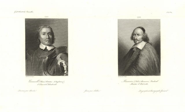 Cromwell (Olivier) Protecteur d' Angleterre . - Mazarin (Jules) Mazzarini, … | Immagine principale