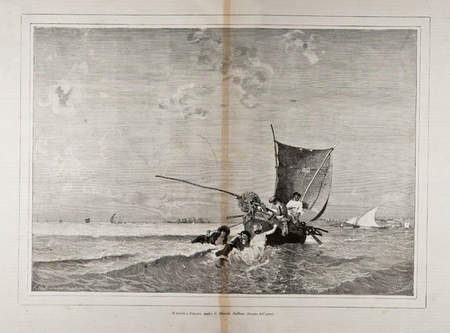 D’estate a Posilipo, quadro di Edoardo Dalbono