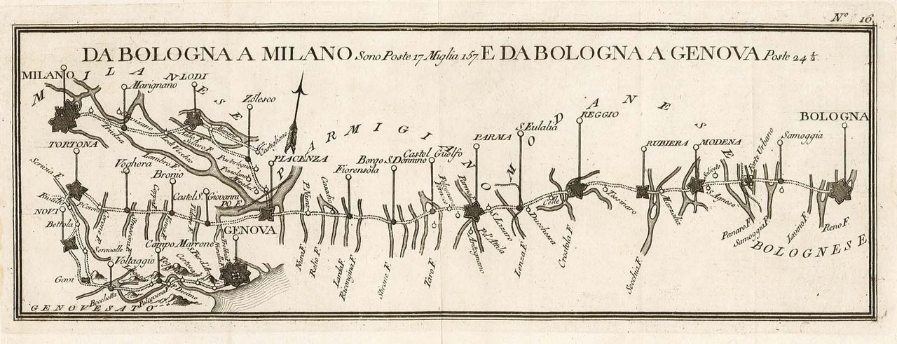 Da Bologna a Milano - e da Bologna a Genova