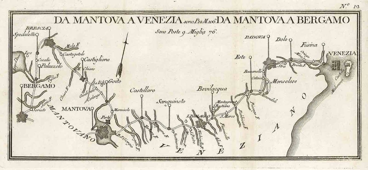 Da Mantova a Venezia - Da Mantova a Bergamo