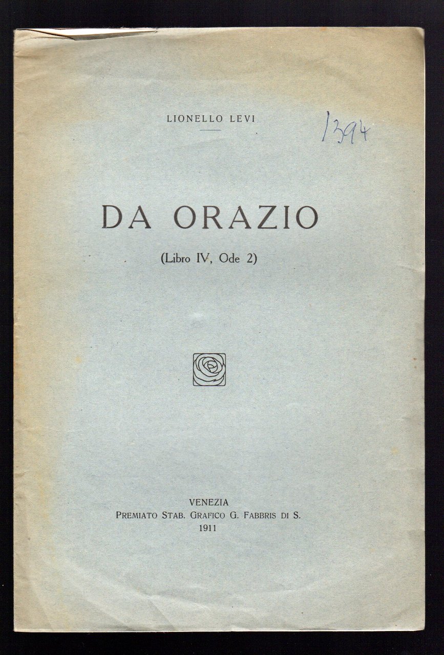 Da Orazio (libro IV, Ode 2)