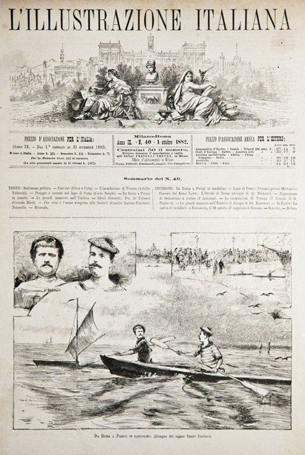 Da Roma a Parigi in sandolino