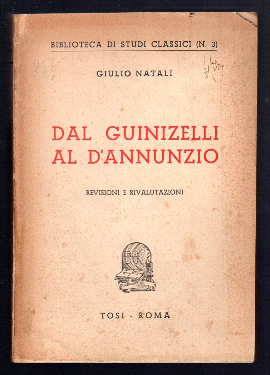 Dal Guinizelli al D'Annunzio