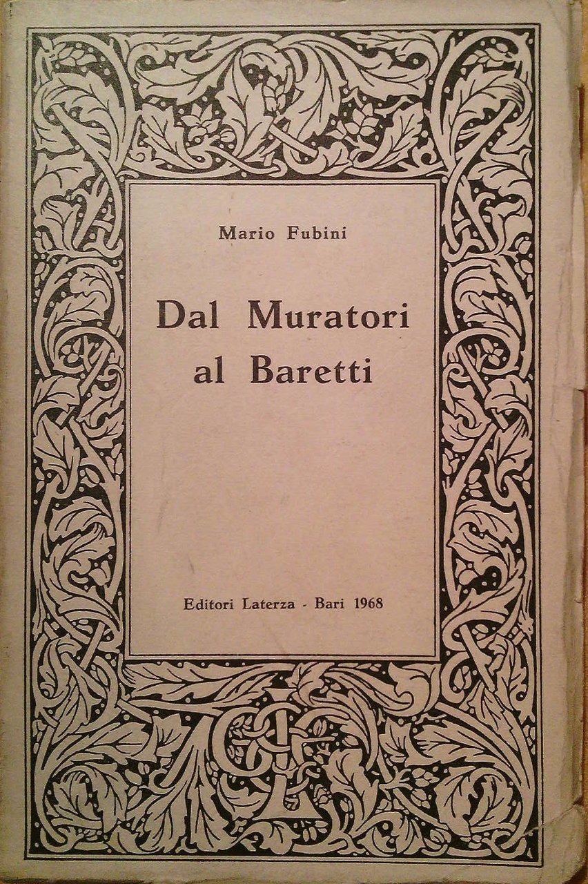 Dal Muratori al Baretti