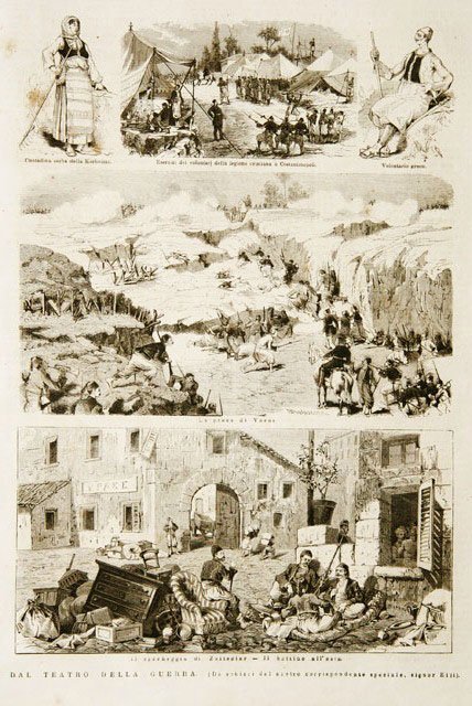 Dal teatro della guerra / Contadina serba della Korbnitza.- Esercizi …