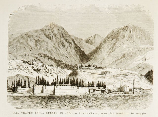 Dal teatro della guerra, in Asia.- Sukum-Kalè, preso dai turchi …