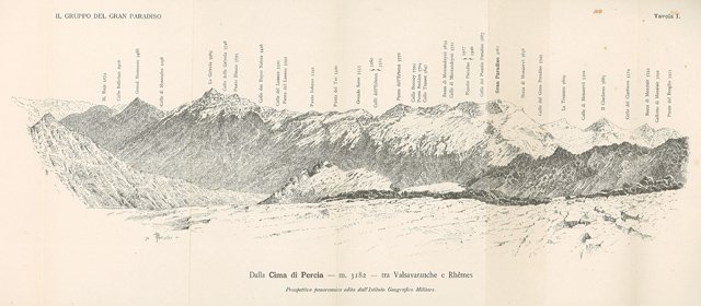 Dalla Cima di Percia - m. 3182 - tra Valsavaranche …