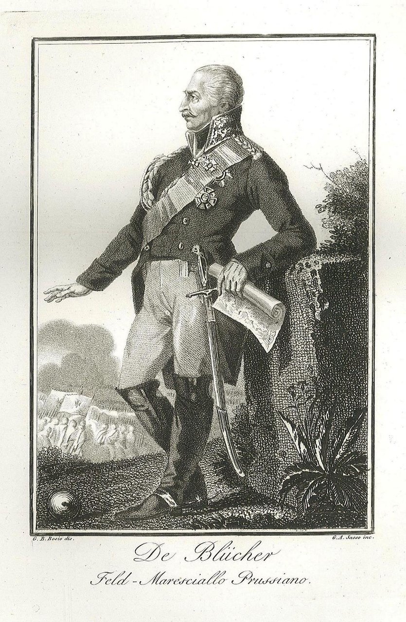 De Blucher Feld Maresciallo Prussiano