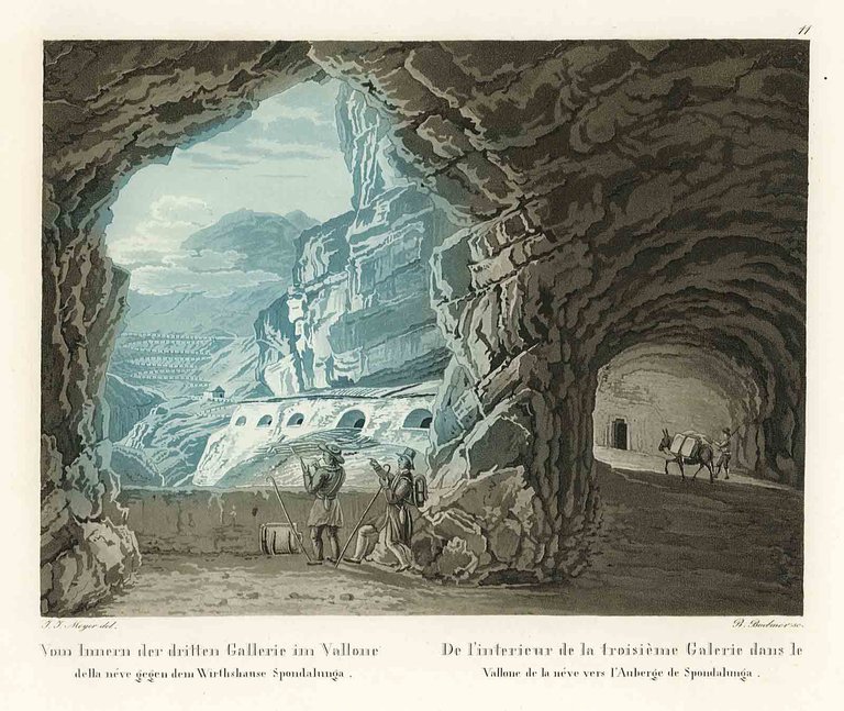 De l'interieur de la Troisième Galerie dans le Vallone de …