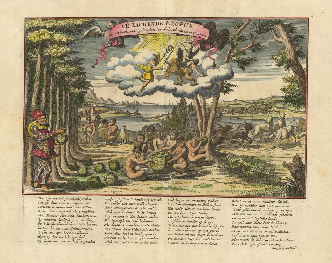 De Lachende Ezopus, op het Koolmaal, Gehouden ter Afscheyd van …