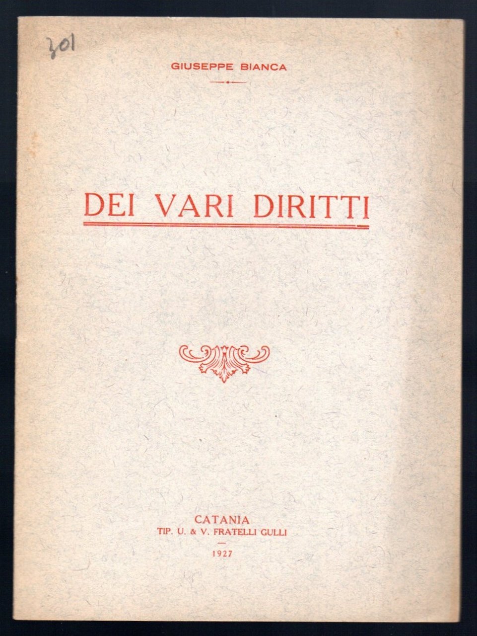 Dei vari ordini fondamentali di diritti