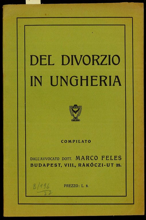 Del divorzio in Ungheria