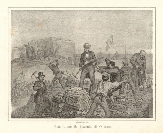 Demolizione del Castello di Palermo
