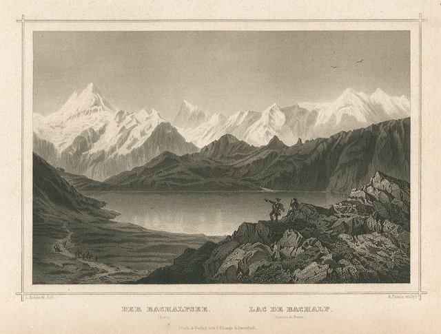 Der Bachalpsee - Lac de Bachalp (Bern)