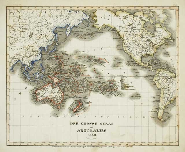 Der Grosse Ocean und Australien 1849