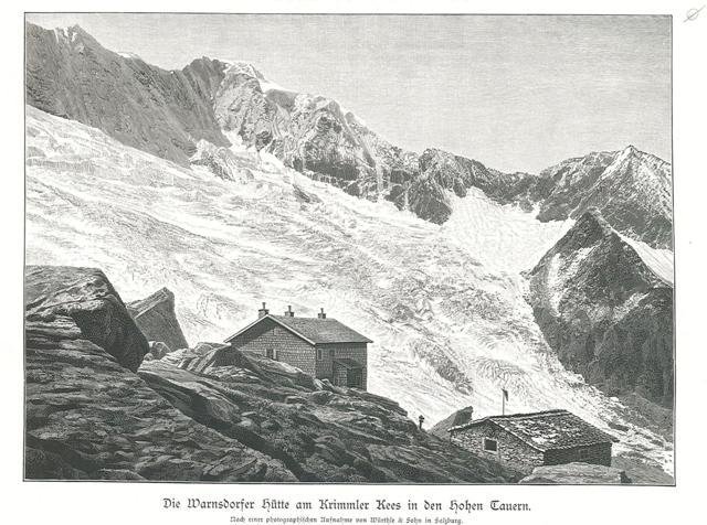 Der Kesselfall beim Kesserlallhotel im Kaprunerthale (Glocknergruppe)