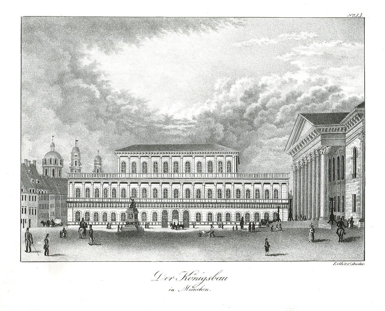 Der Konigsbau / in Munchen