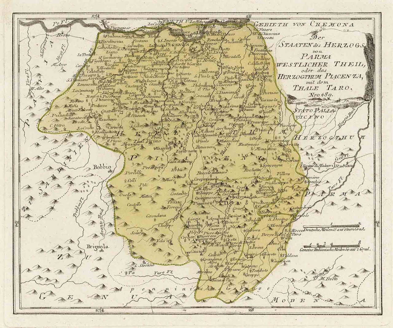 Der Staaaten des Herzogs von Parma westlischer Thail, oder das …