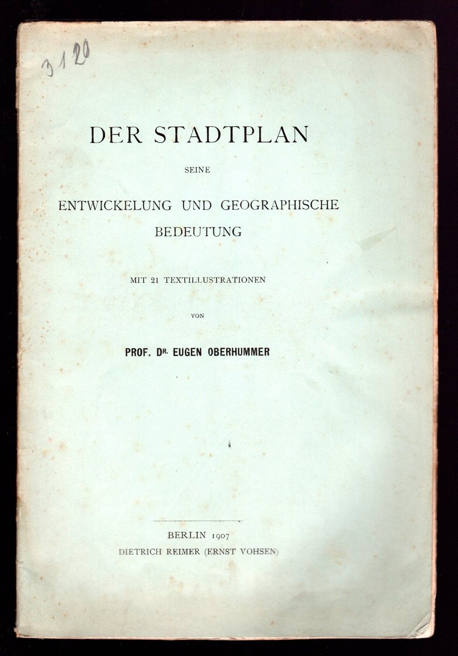 Der Stadtplan seine entwickelung und geographische bedeutung | Immagine principale