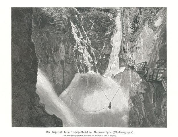 Der Wasserfallboden im Kaprunerthale (Glocknergruppe)