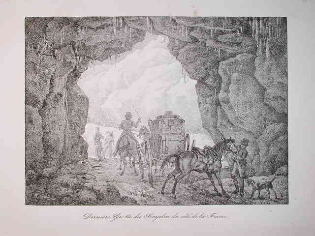 Derniere Grotte du Simplon du Coté de la France