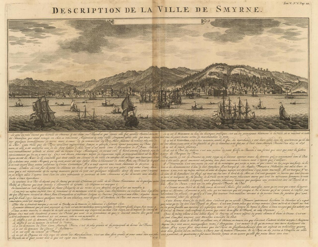 Description de la Ville de Smyrne