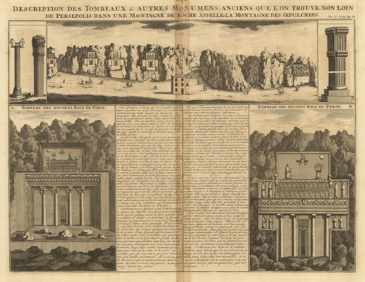 Description Des Tombeaux & Autres Monumens Anciens que l'On Trouve …