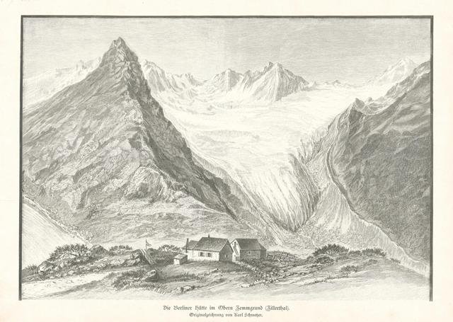 Die Berliner hutte im Obern Zemmgrund (Zillerthal)