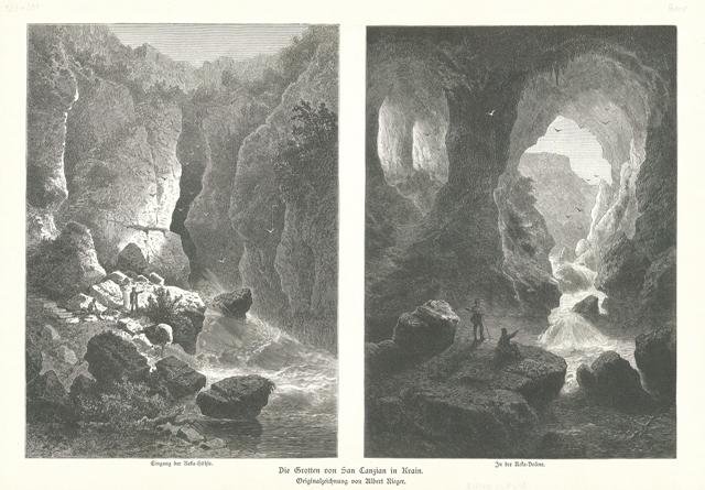 Die Grotten von San Canzian in Krain