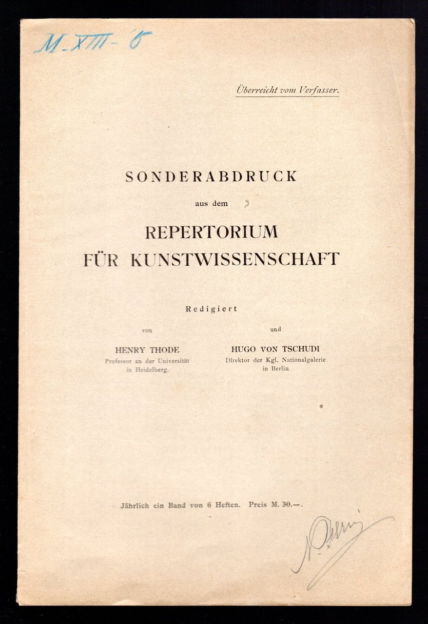 Die Handzeichnungen der Uffizien in ihren Beziehungen zu Gemalden, Skulpturen … | Immagine principale
