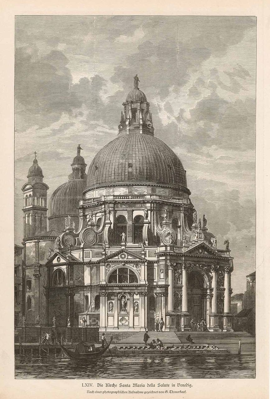 Die kirche Santa Maria della Salute in Venedig