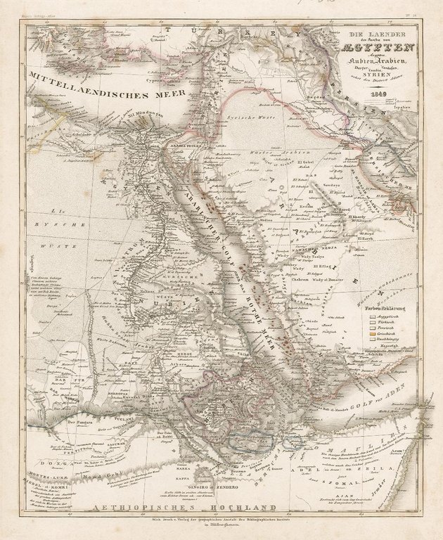 Die Laender. Aegypten Aeypten, Aubien Arabien, Darfur, Candia, Cordofan, Syrien … | Immagine Gallery 2