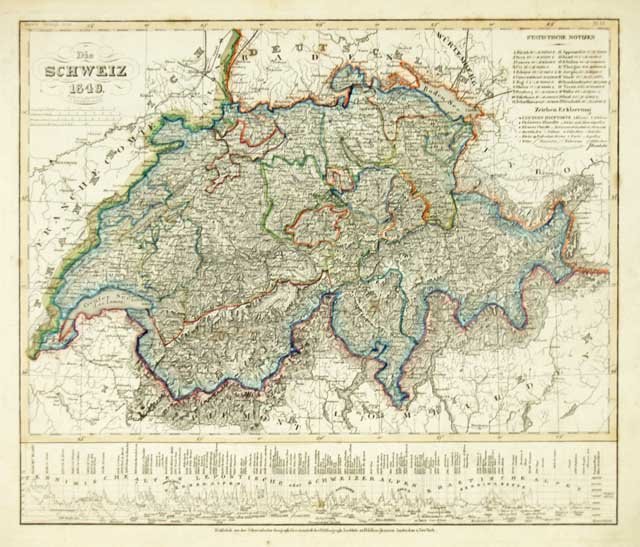 Die Schweiz 1849