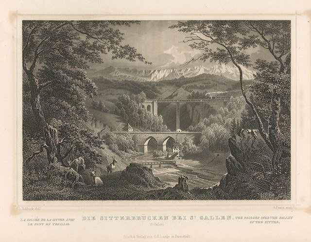 Die Sitterbrucken bei St. Gallen