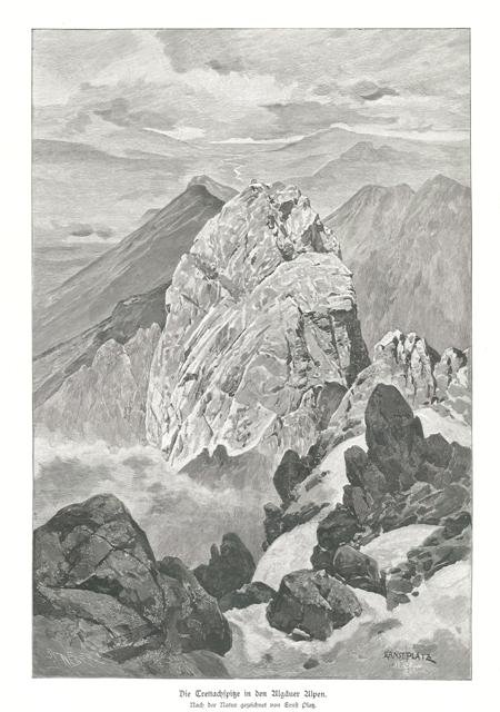 Die Trettachspitze in den Algauer Alpen