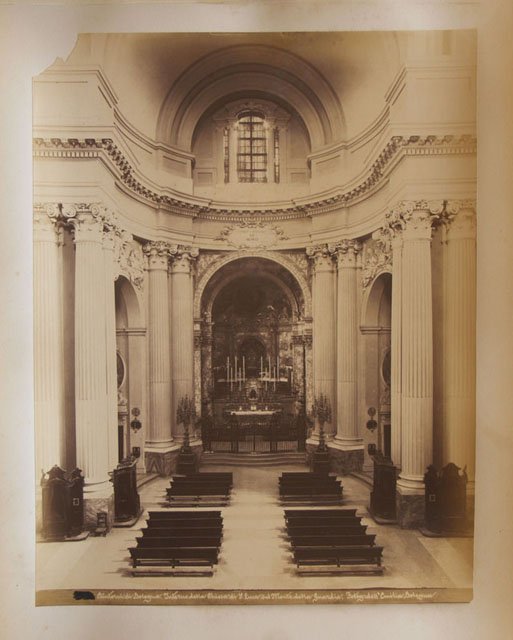 Dintorni di Bologna. Interno della Chiesa di S. Luca sul …