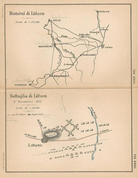 Dintorni di Lutzen - Battaglia di Lutzen 6 Novembre 1632