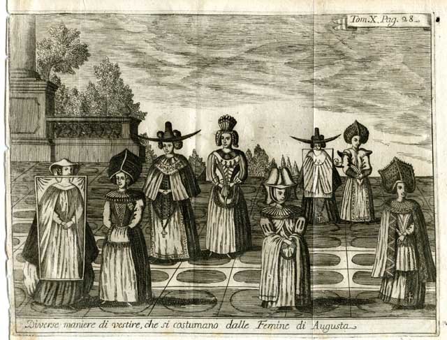 Diverse maniere di vestire, che si costumano dalle Femine di … | Immagine principale