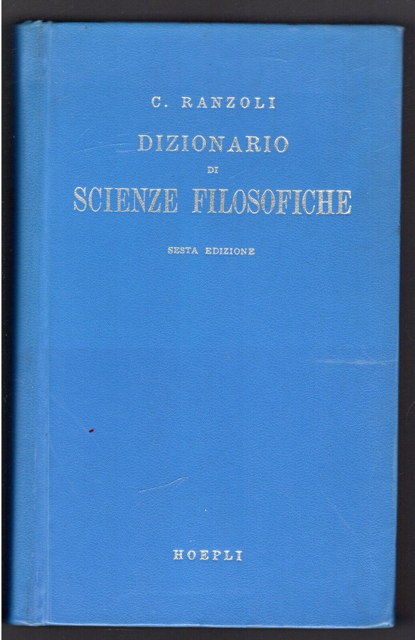 Dizionario di scienze filosofiche