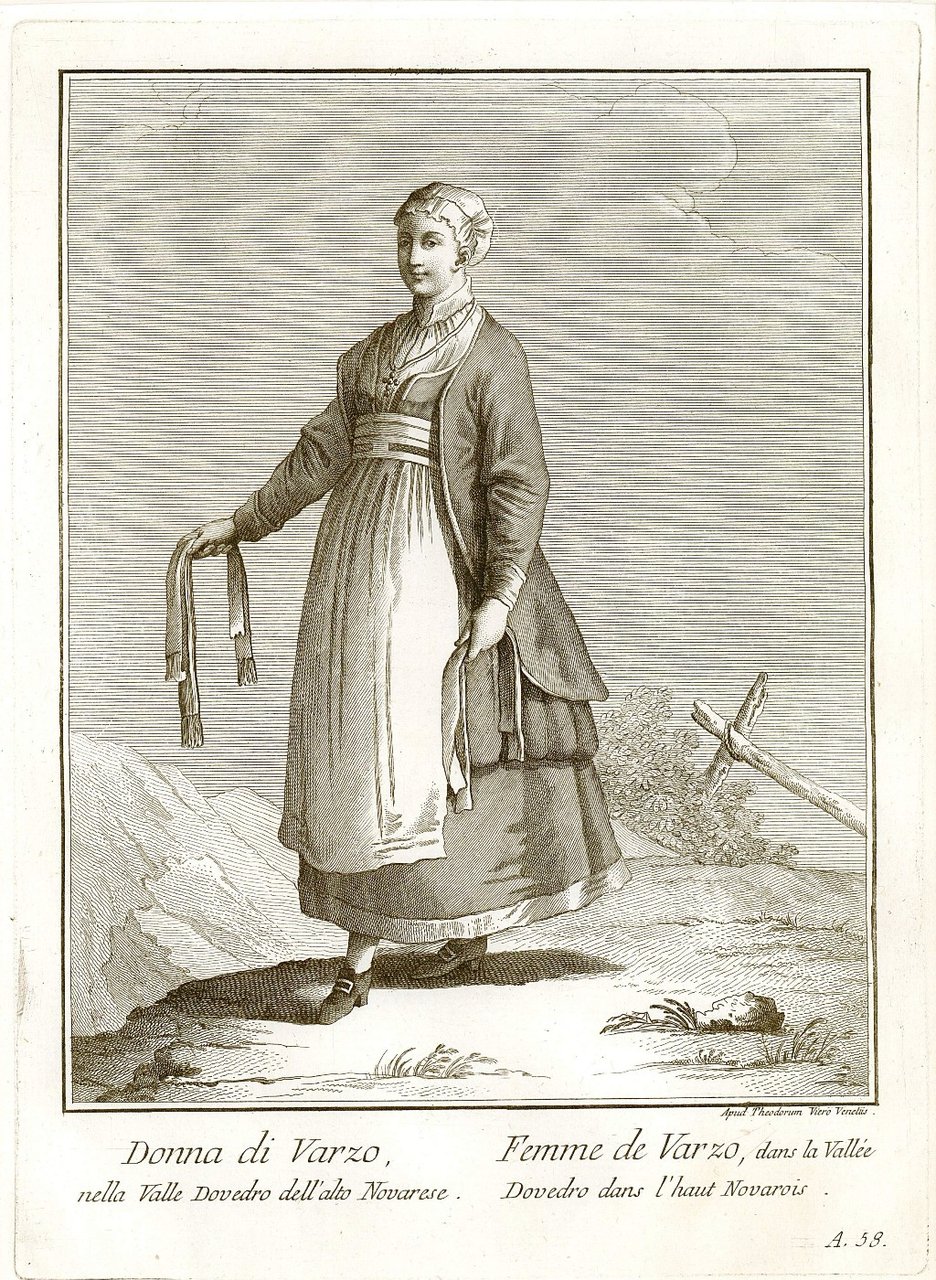 Donna di Varzo nella Valle Dovedro dell'alto Novarese - Il …