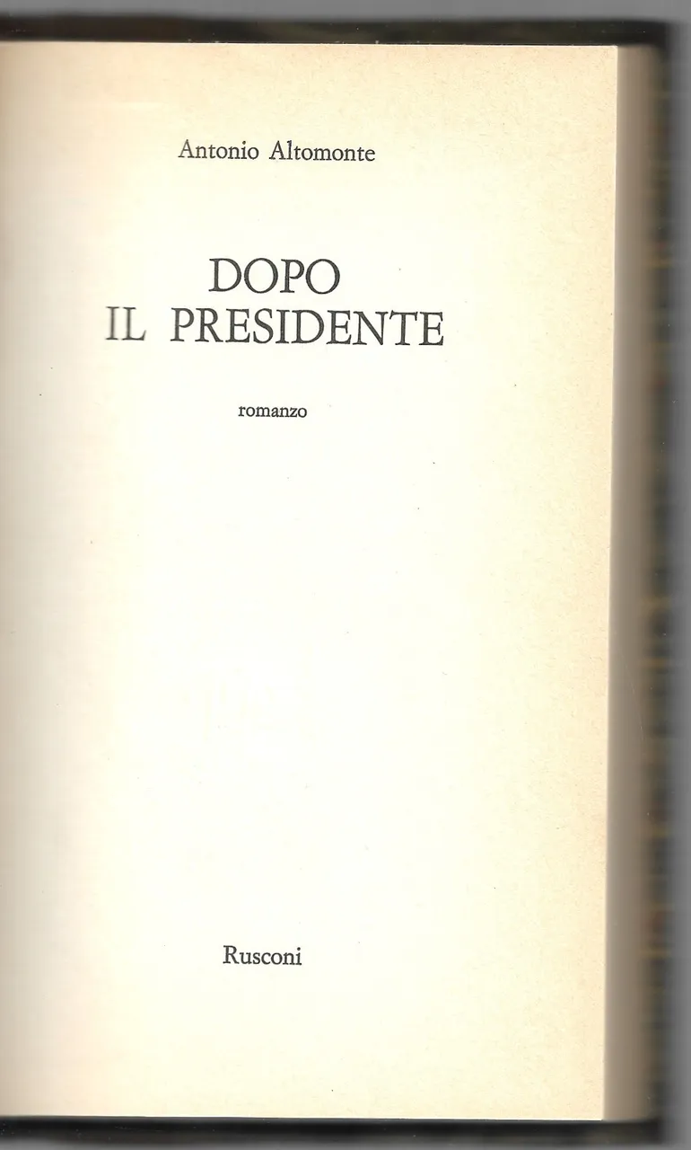 Dopo il presidente | Immagine principale