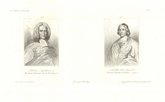 Dubois (Guillaume) Cardinal, archeveque, ducde Chambry - Noailles (Louis Antoine, …