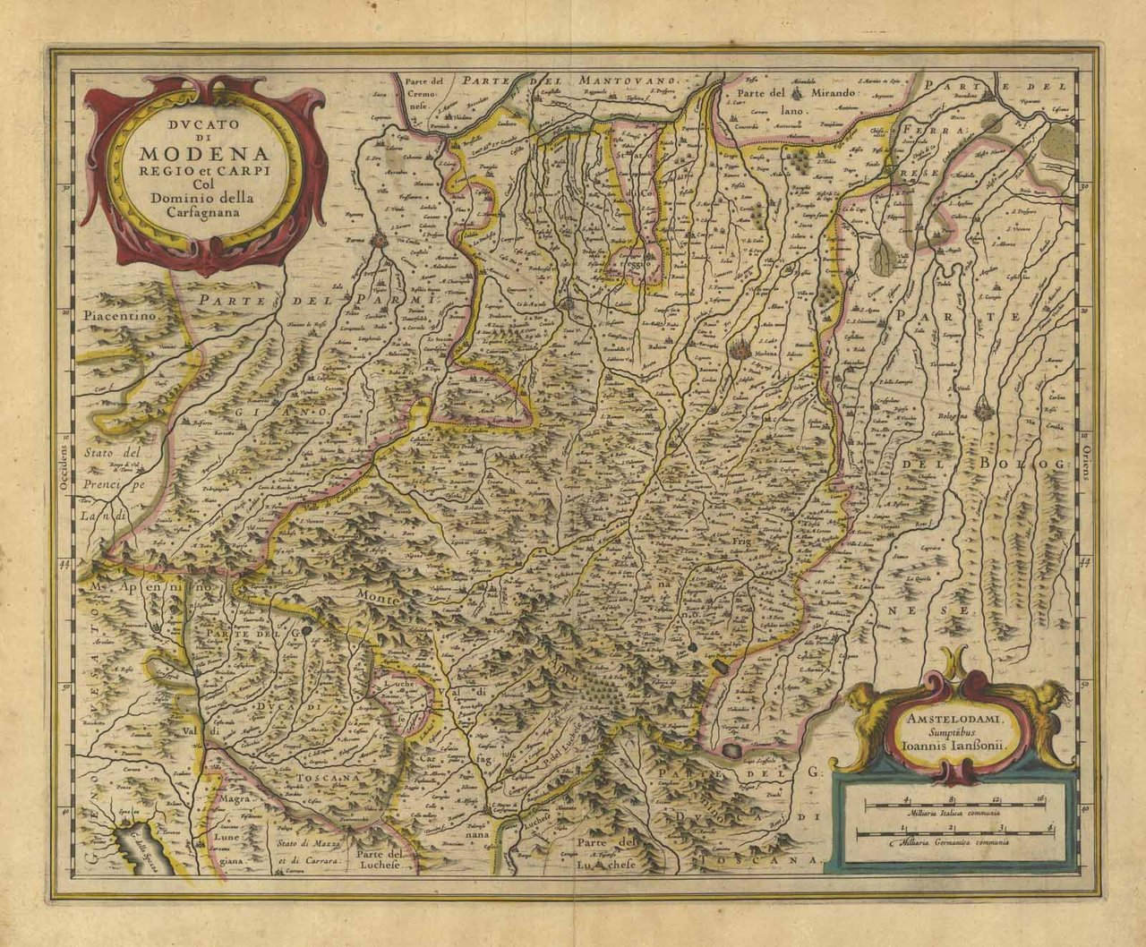 Ducato di Modena Regio et Carpi col Dominio della Carfagnana