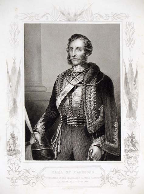 Earl of Cardigan commander in the celebrated cavalry charge at …