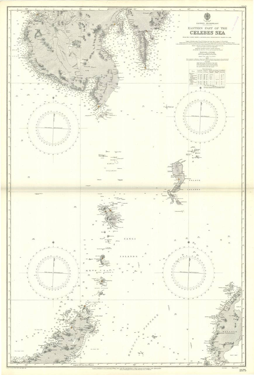 Eastern part of the Celebes Sea