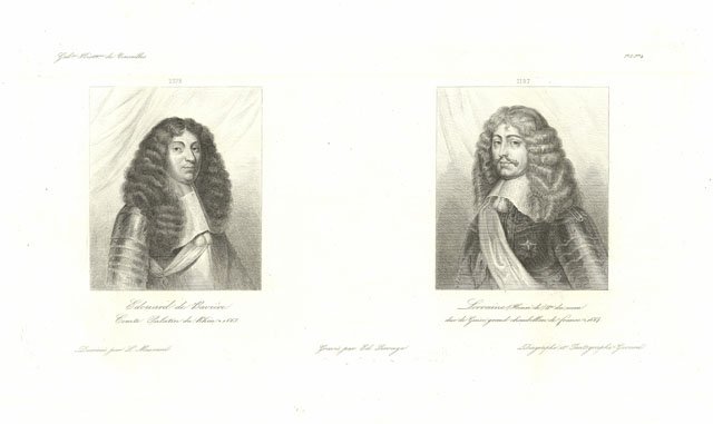 Edouard de Baviere Comte Palatin du Rhin - Lorraine (Henri …