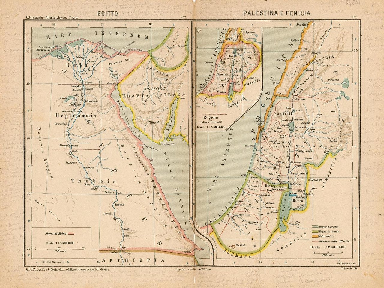 Egitto - Palestina e Fenicia