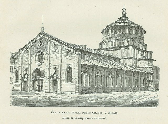 Eglise Santa Maria delle Grazie, a Milan